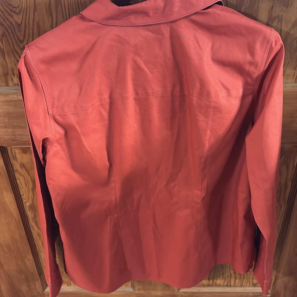 Chico's Button-Down Shirt in Rust - Picture 5 of 5